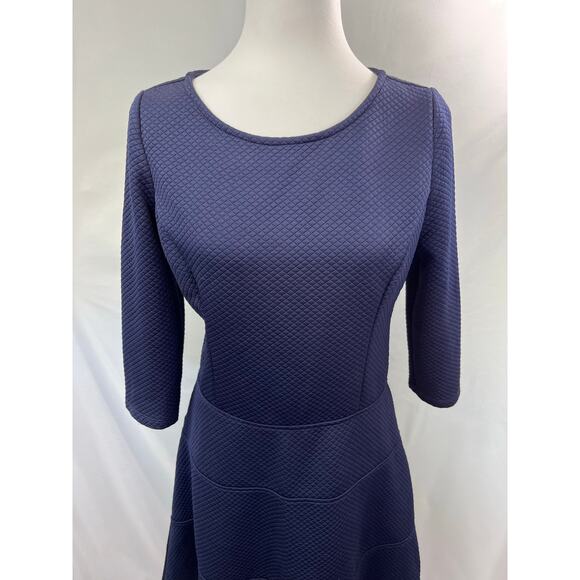 JM Studio Women’s Blue Knee Length Fit Flare Dress - Picture 2 of 7